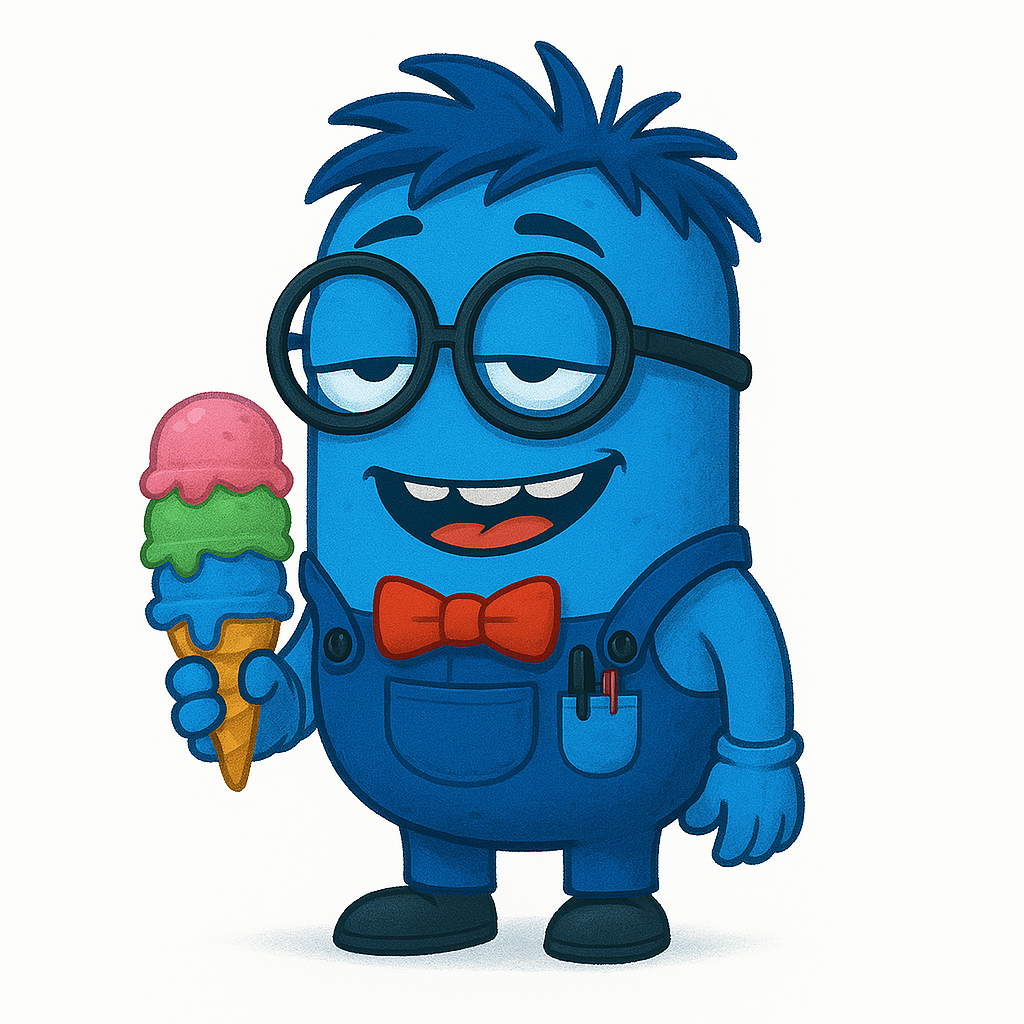 Sudadera unisex con capucha Ice Cream Bluvius 💙